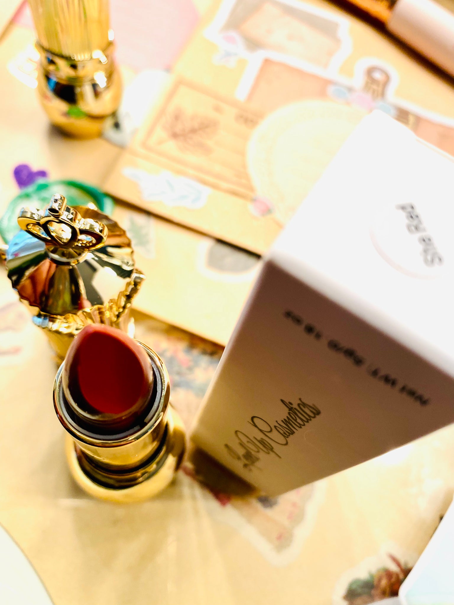 She Red She Red Vintage Lipstick ( Creamy Opaque) – Level Up Cosmetics Shop
